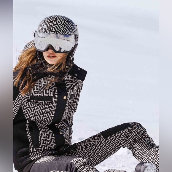 BALMAIN LIMITED EDITION quilted printed snow ski pants 36 NWT - Picture 15 of 15